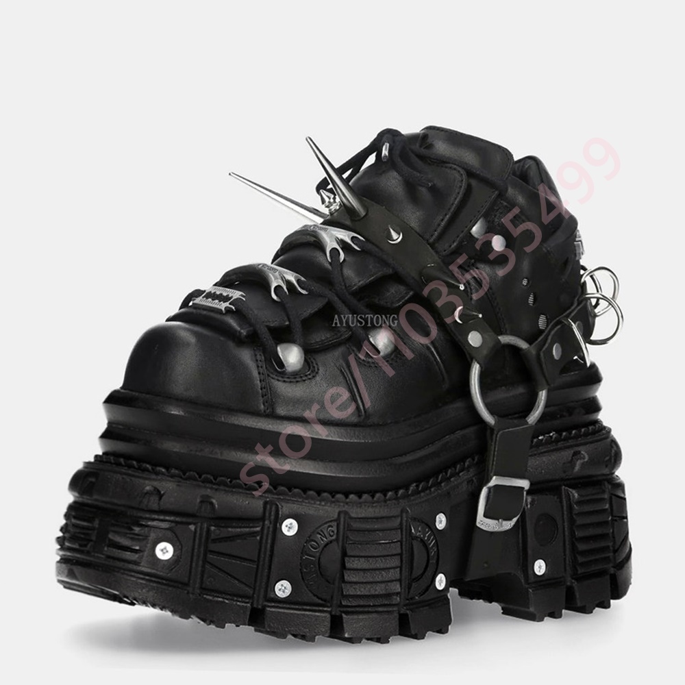 2026 New Black Gothic Punk Pla - Street Fashion Y2K 评论和价格